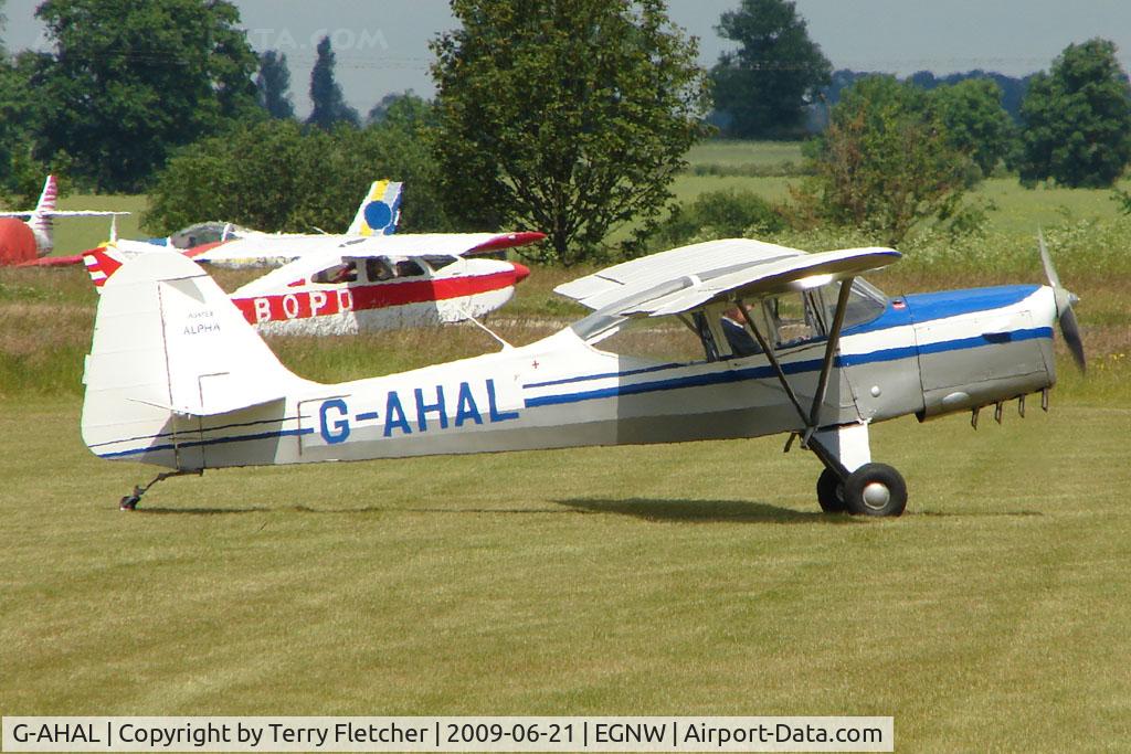 G-AHAL, 1946 Auster J-1N Alpha C/N 1870, Auster J1N at Wickenby on 2009 Wings and Wheel Show