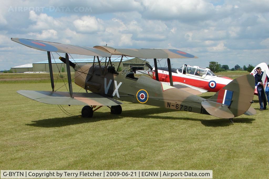 G-BYTN, 1939 De Havilland DH-82A Tiger Moth II C/N 3993, 1939 Tiger Moth - formerly N6720 - marks stll worn at Wickenby on 2009 Wings and Wheel Show