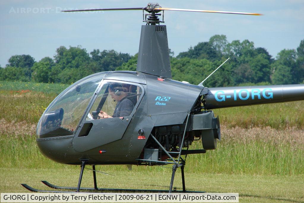 G-IORG, 1991 Robinson R22 Beta C/N 1679, Robinson R22 at Wickenby on 2009 Wings and Wheel Show