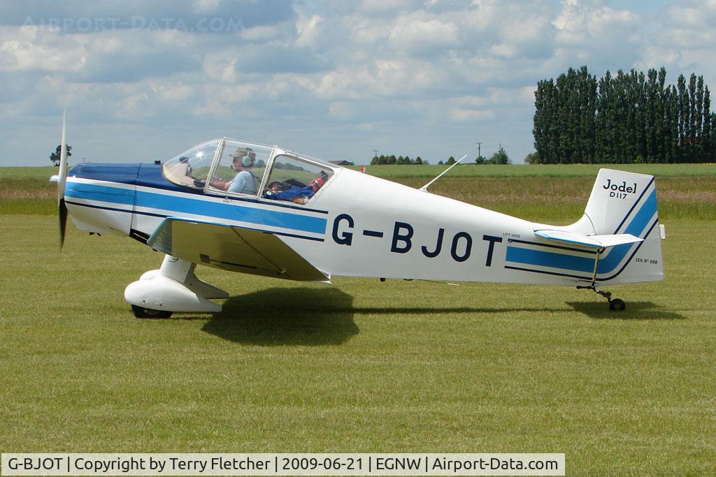 G-BJOT, 1957 SAN Jodel D-117 C/N 688, Jodel D117 at Wickenby on 2009 Wings and Wheel Show