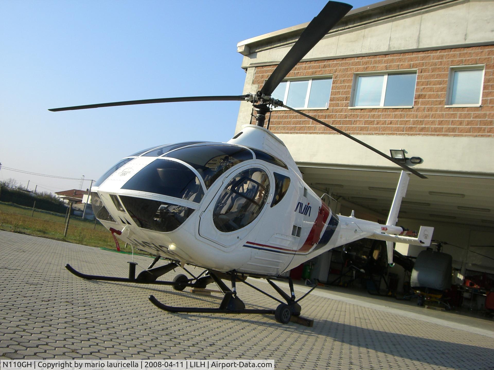 N110GH, 1993 Schweizer 269D C/N 0004, full IFR trainer 3 control seats