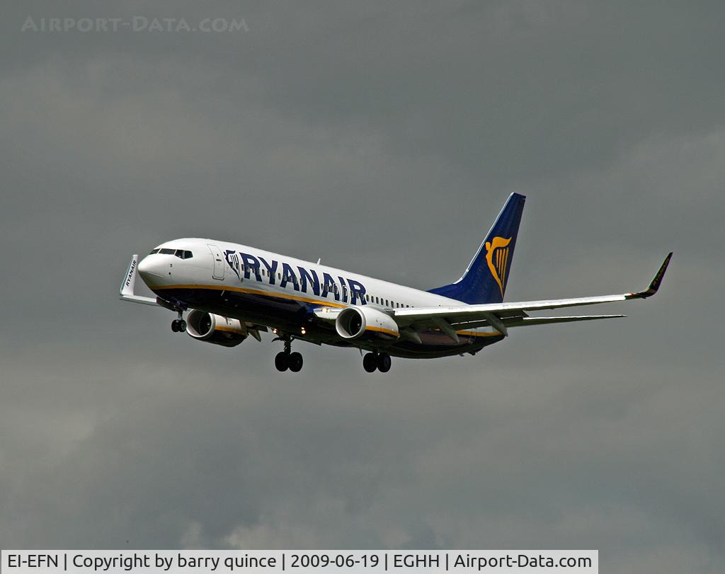 EI-EFN, 2009 Boeing 737-8AS C/N 37538, RYANAIR 737-800