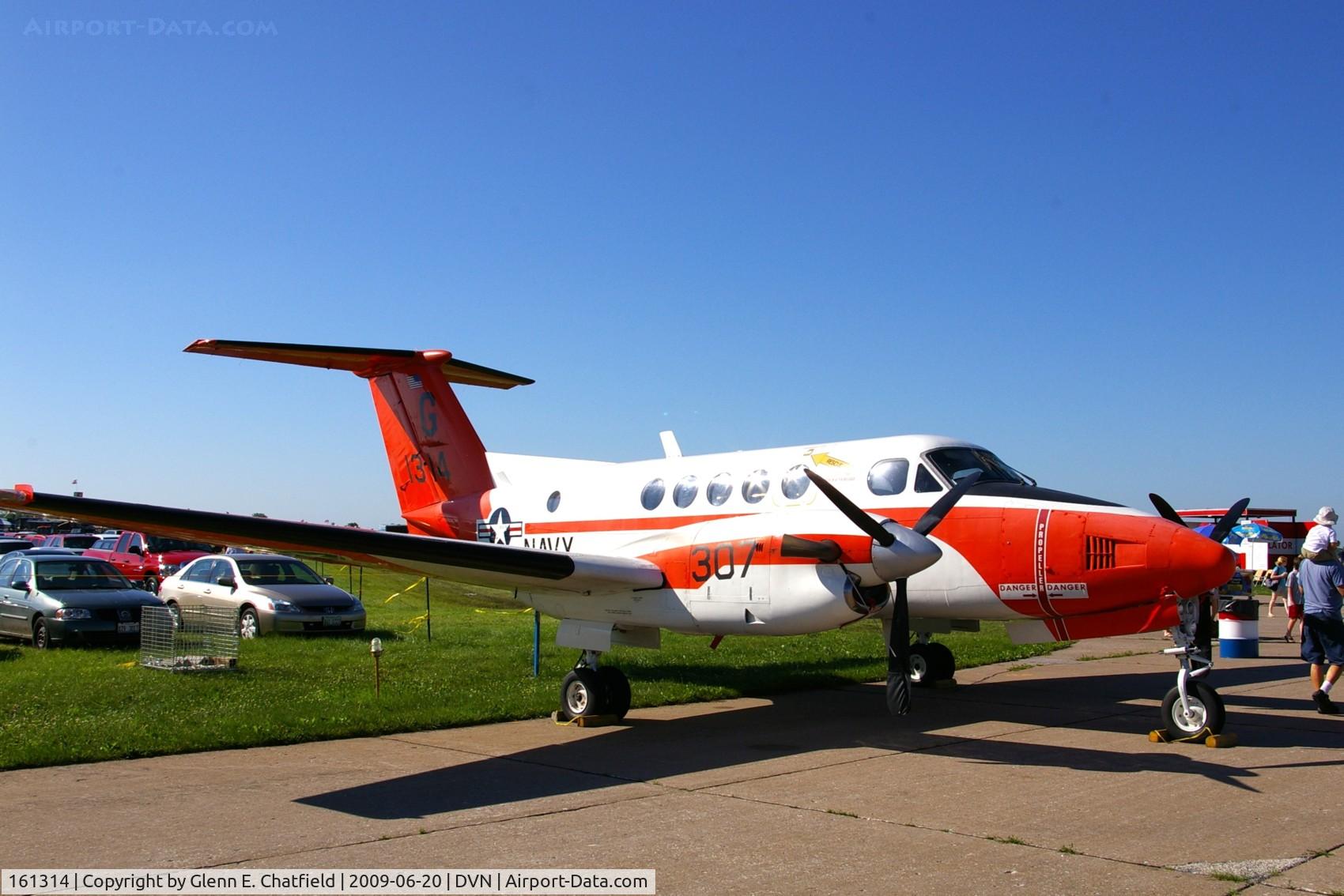 161314, Beech TC-12B Huron C/N BJ-31, Quad Cities Air Show