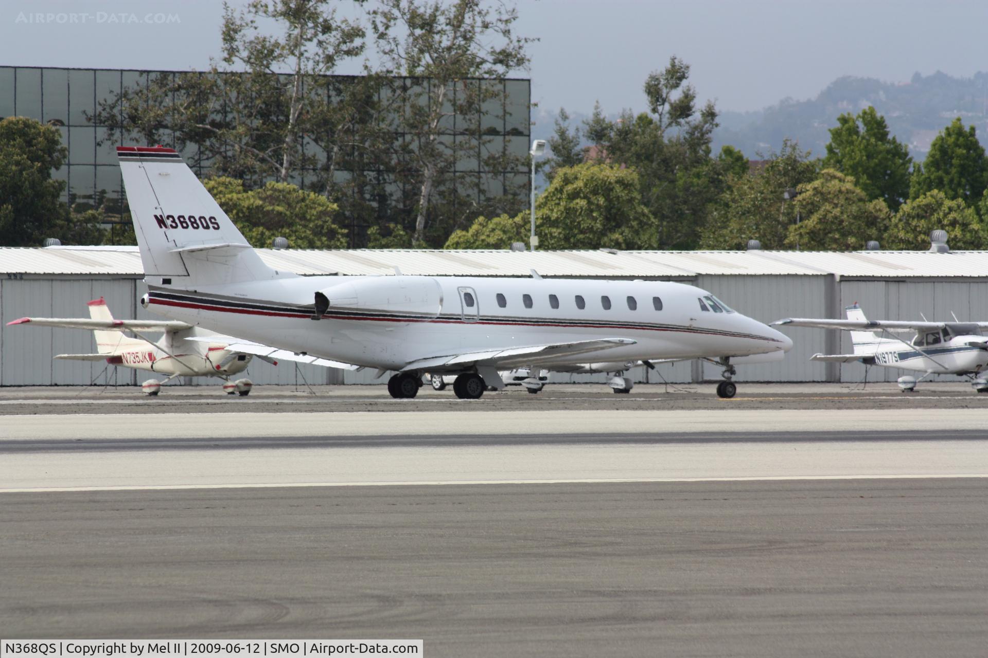 N368QS, 2006 Cessna 680 Citation Sovereign C/N 680-0073, EJA368 - KSMO-KAPC - Taxiing For Departure RWY 21