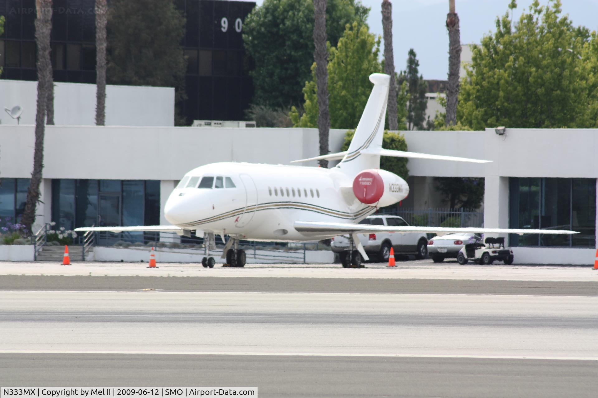 N333MX, 2007 Dassault Falcon 2000EX C/N 120, Parked