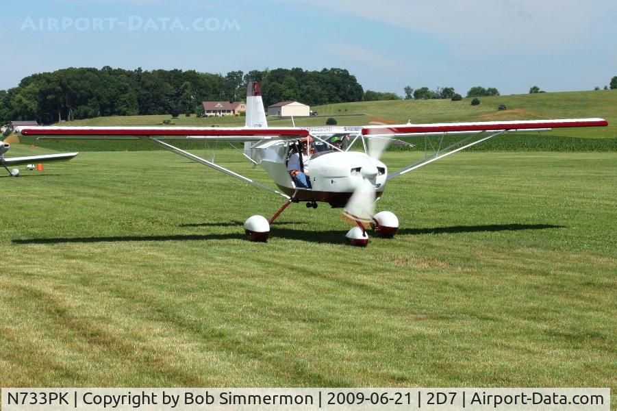 N733PK, 2007 Skystar Kitfox Series 7 C/N S70310042, Father's Day fly-in at Beach City, Ohio