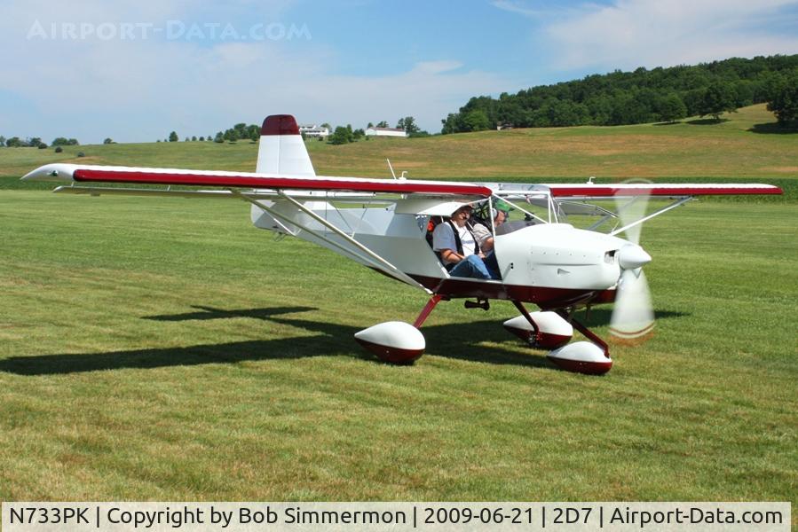 N733PK, 2007 Skystar Kitfox Series 7 C/N S70310042, Father's Day fly-in at Beach City, Ohio