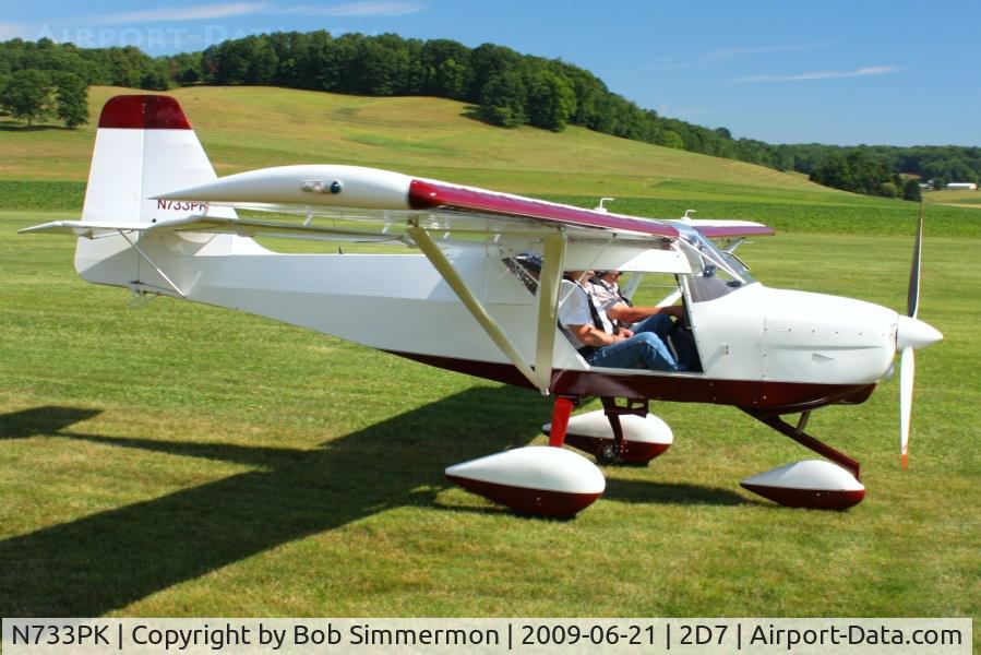 N733PK, 2007 Skystar Kitfox Series 7 C/N S70310042, Father's Day fly-in at Beach City, Ohio