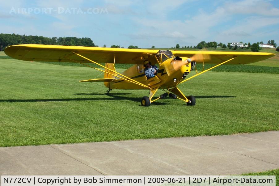 N772CV, 2003 Wag-Aero Sport Trainer C/N CSV-1, Father's Day fly-in at Beach City, Ohio