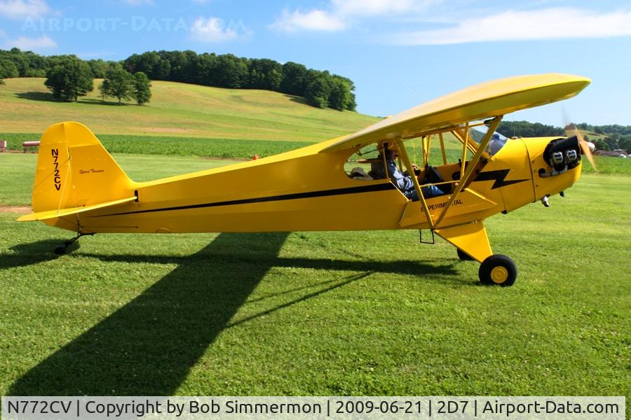 N772CV, 2003 Wag-Aero Sport Trainer C/N CSV-1, Father's Day fly-in at Beach City, Ohio