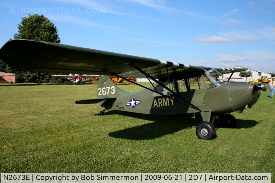 N2673E, 1946 Aeronca 7DC C/N 7DC-4499, Father's Day fly-in at Beach City, Ohio