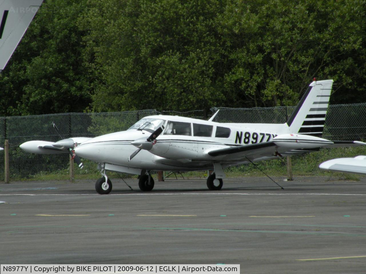 N8977Y, 1972 Piper PA-39-160 Twin Comanche C/R C/N 39-137, VISITING TWIN COMANCHE