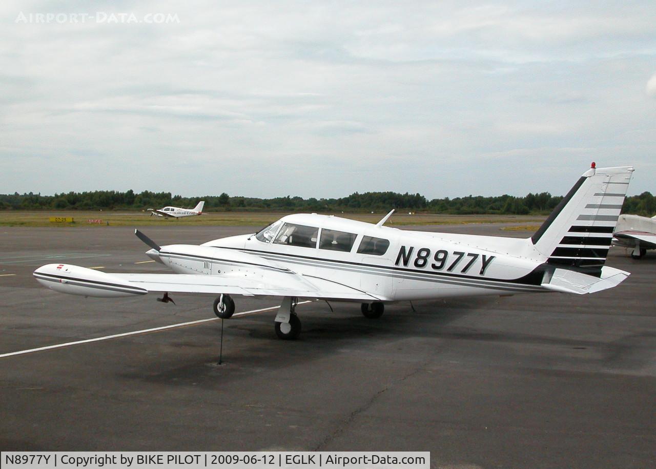 N8977Y, 1972 Piper PA-39-160 Twin Comanche C/R C/N 39-137, NICE TWIN COMMANCHE PARKED NEAR THE TERMINAL