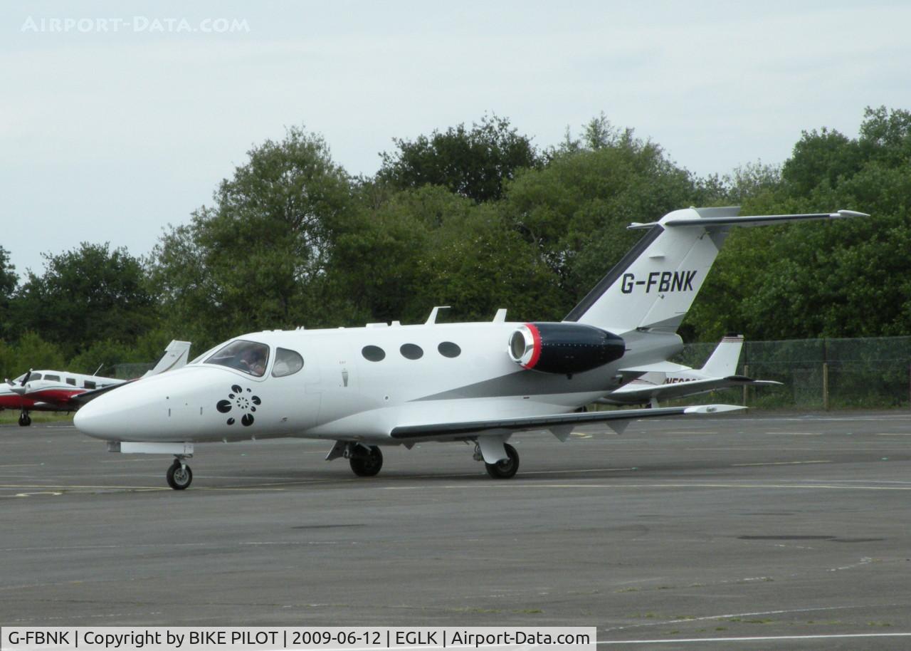 G-FBNK, 2008 Cessna 510 Citation Mustang Citation Mustang C/N 510-0067, BLINK MUSTANG IN SLOT 3