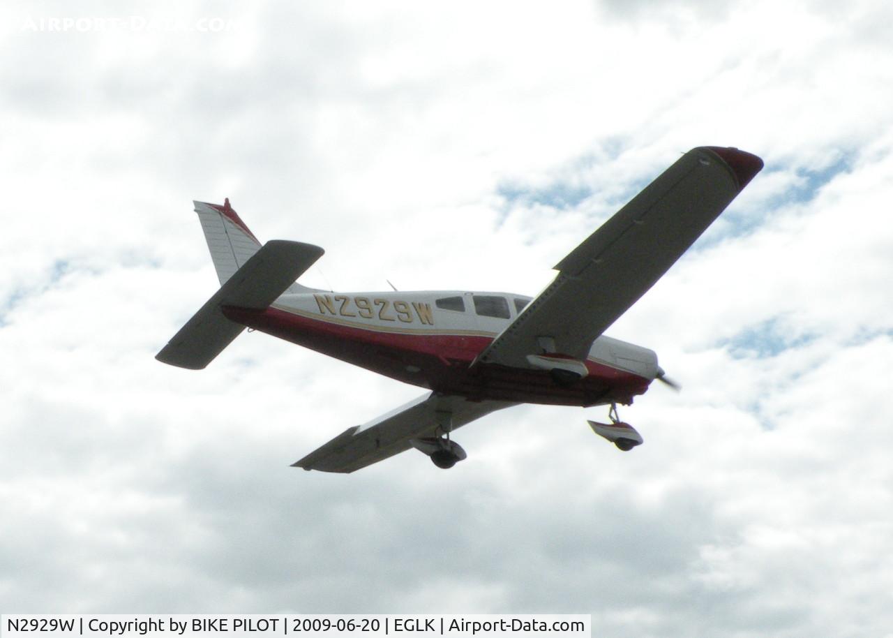 N2929W, 1974 Piper PA-28-151 Cherokee Warrior C/N 28-7415457, FINALS FOR RWY 25