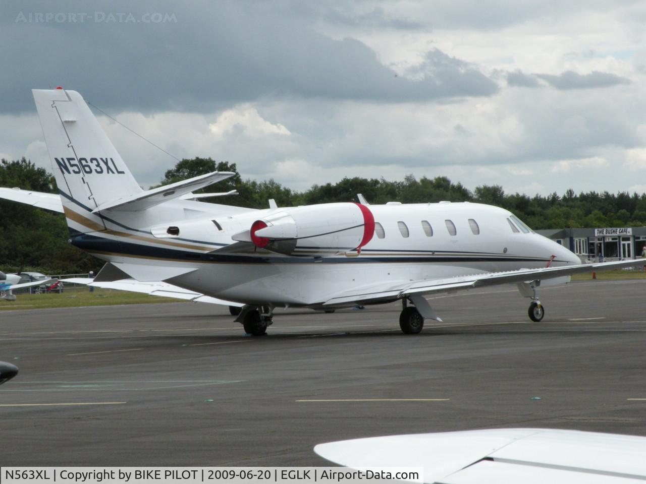 N563XL, 2008 Cessna 560XL Citation XLS+ C/N 560-6003, PARKED IN SLOT 4