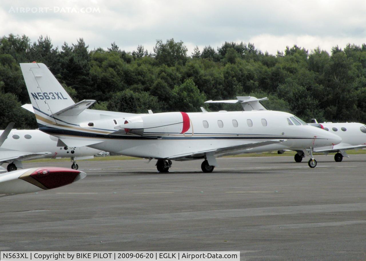 N563XL, 2008 Cessna 560XL Citation XLS+ C/N 560-6003, BUSY RAMP WITH SIX JETS PRESENT