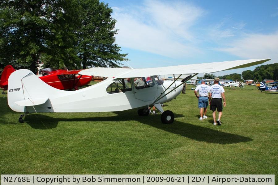 N2768E, 1946 Aeronca 7DC C/N 7DC-6351, Father's Day fly-in at Beach City, Ohio