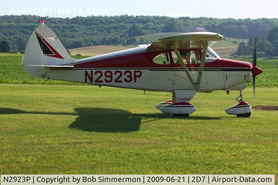 N2923P, 1955 Piper PA-22-150 C/N 22-3191, Father's Day fly-in at Beach City, Ohio