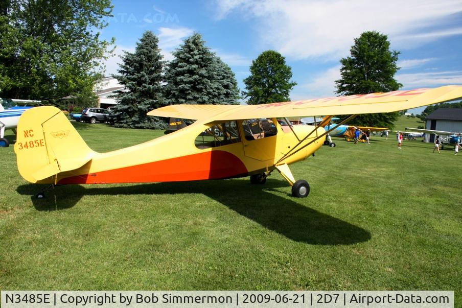 N3485E, 1947 Aeronca 7AC Champion C/N 7AC-6867, Father's Day fly-in at Beach City, Ohio