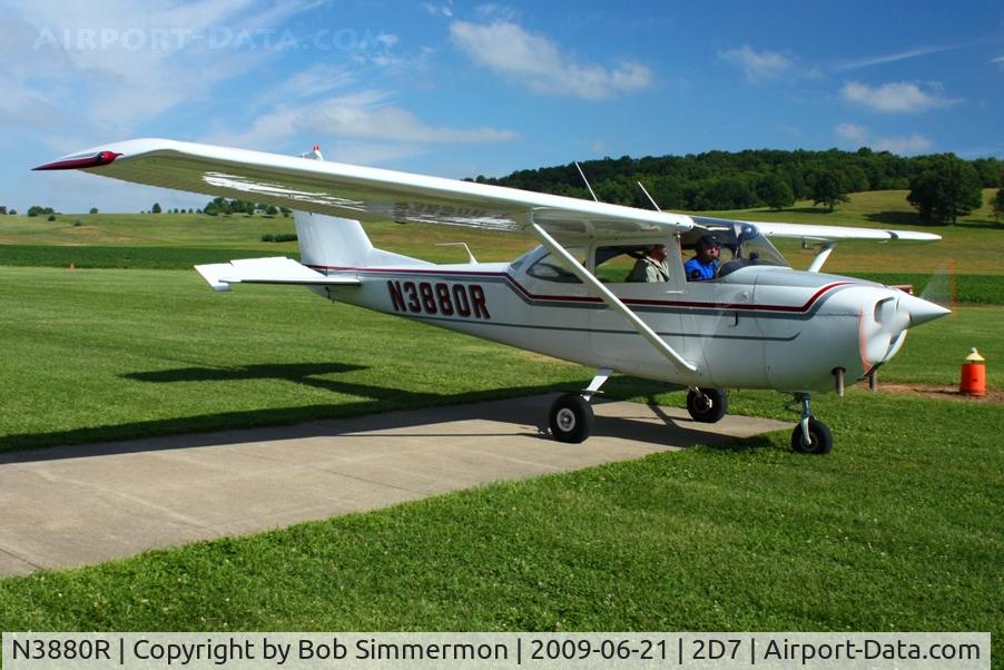N3880R, 1966 Cessna 172H C/N 17255380, Father's Day fly-in at Beach City, Ohio