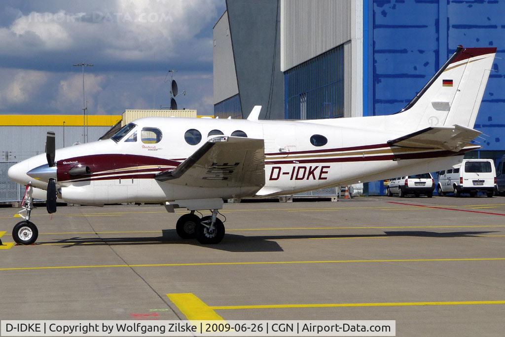 D-IDKE, 2008 Hawker Beechcraft C90GTI King Air King Air C/N LJ-1865, visitor
