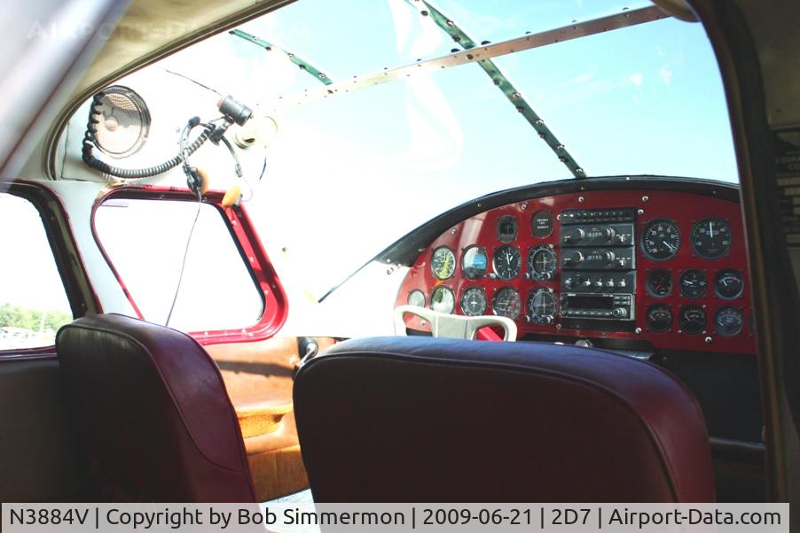 N3884V, 1949 Cessna 195 C/N 7353, Father's Day fly-in at Beach City, Ohio