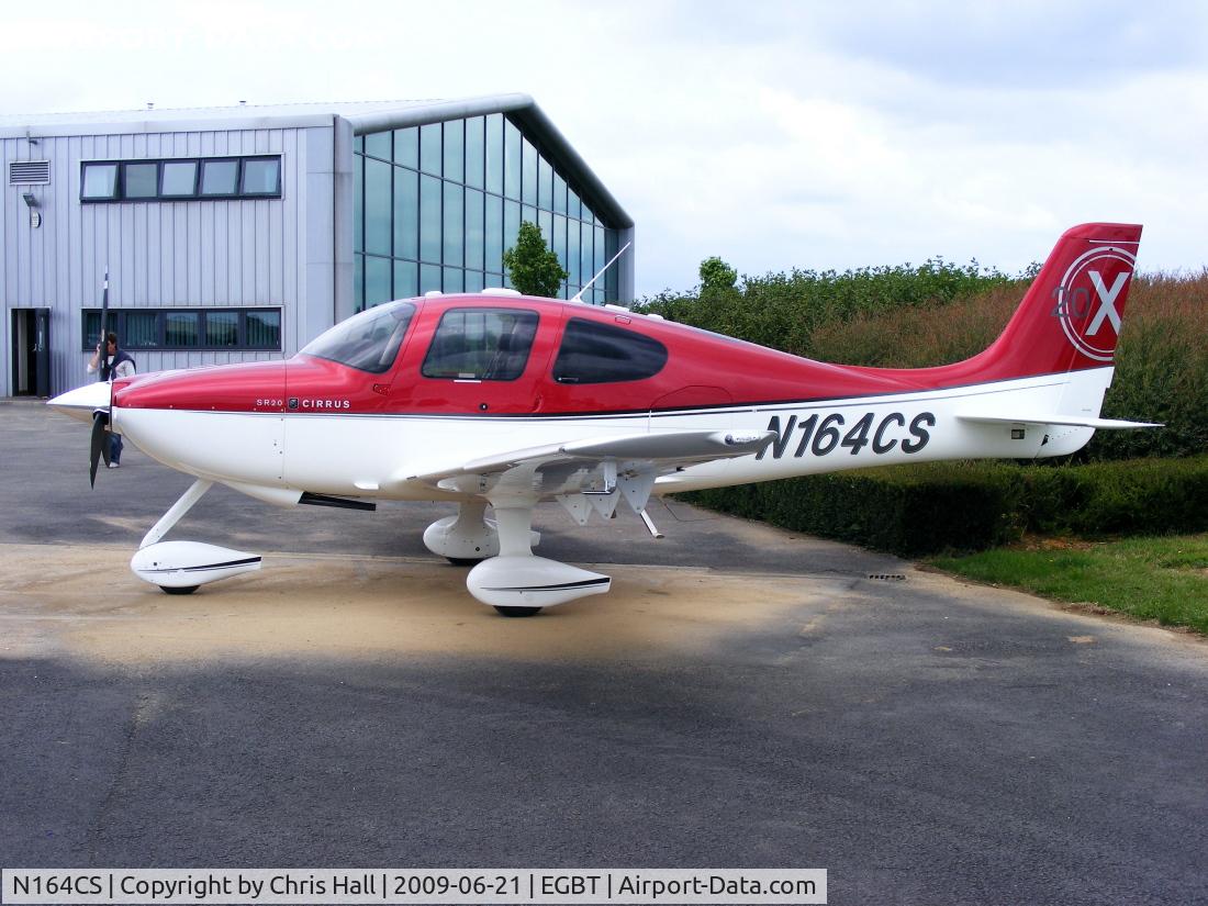 N164CS, 2009 Cirrus SR20 C/N 2023, at Cirrus UK, who are based at Turweston