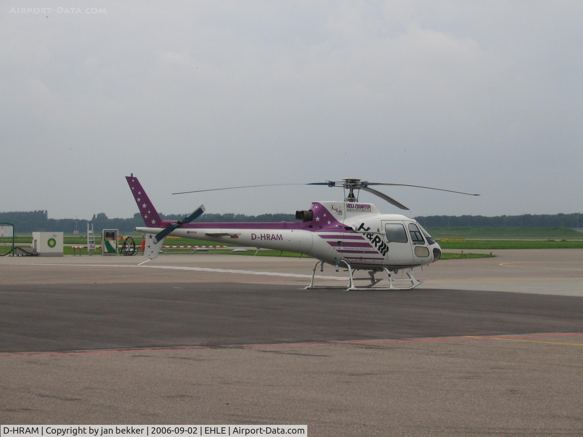 D-HRAM, Eurocopter AS-350BA Ecureuil C/N 2591, Lelystad