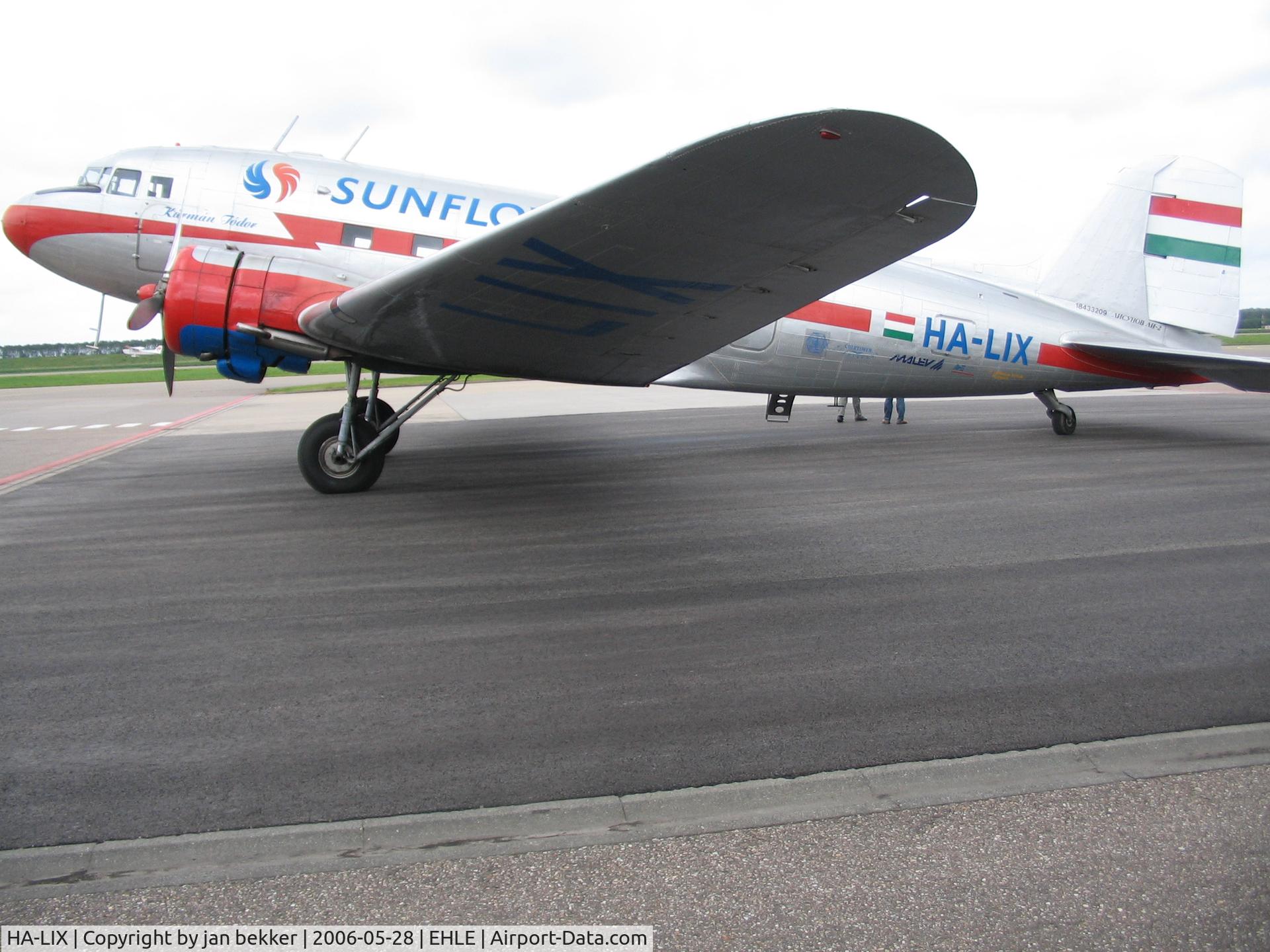 HA-LIX, 1949 Lisunov Li-2T Cab C/N 18433209, Lelystad Platform