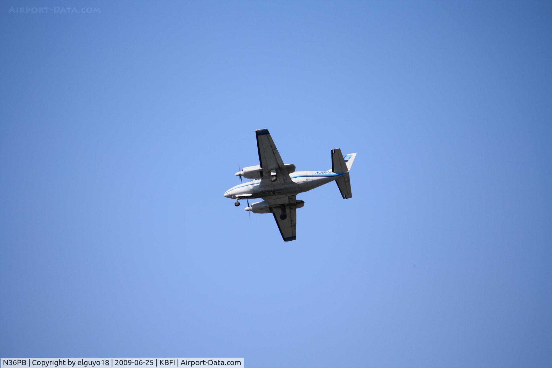 N36PB, 1973 Piper PA-31-350 Chieftain C/N 31-7405128, spokane -seattle
