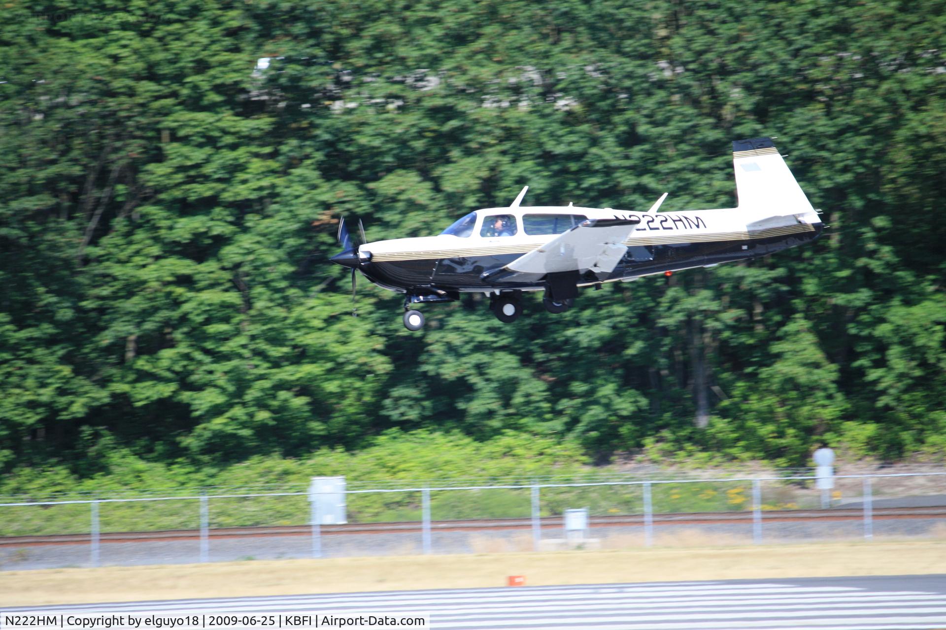 N222HM, 1994 Mooney M20M Bravo C/N 27-0183, yakima-seattle