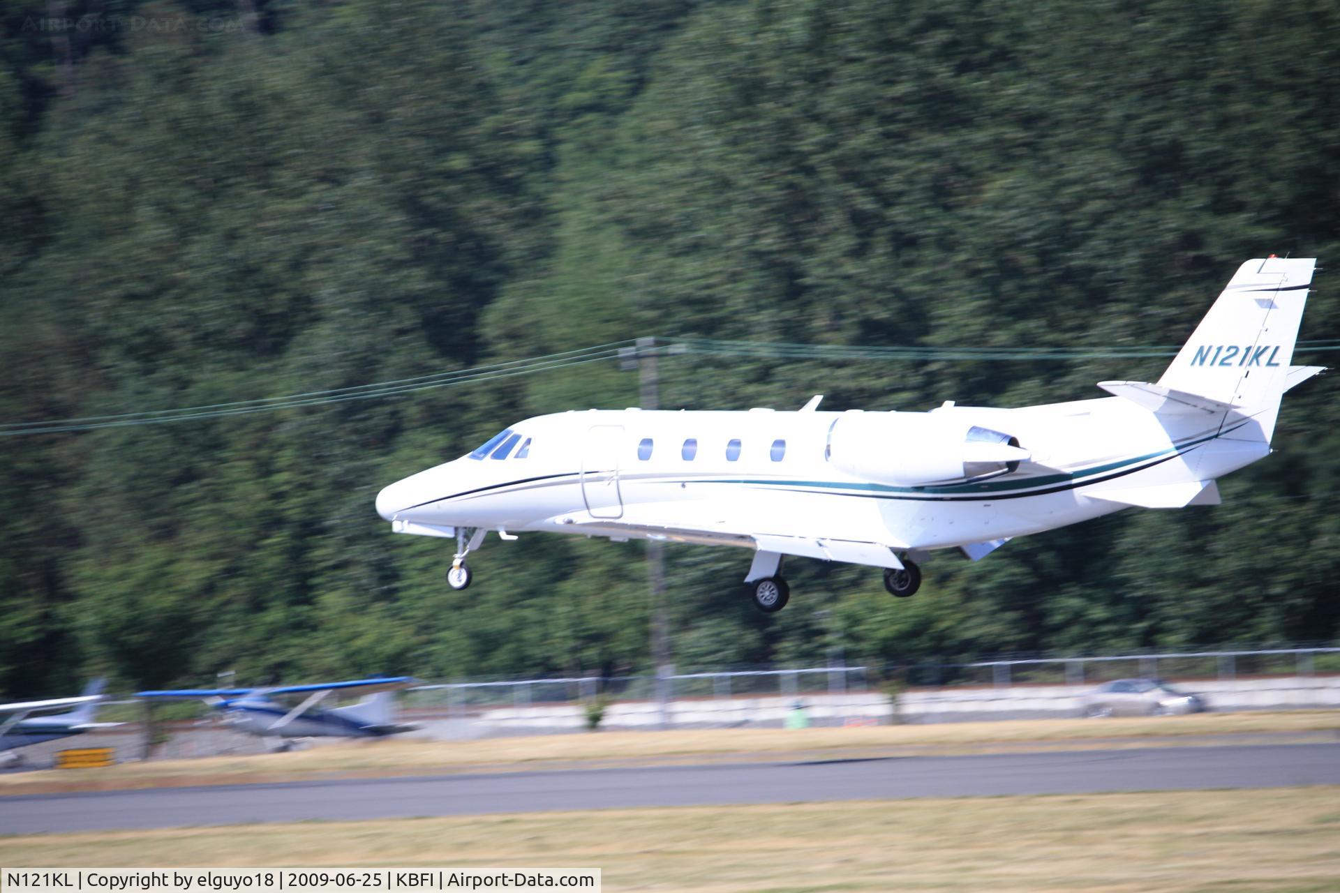 N121KL, 2007 Cessna 560XL C/N 560-5720, SALT LAKE-SEATTLE