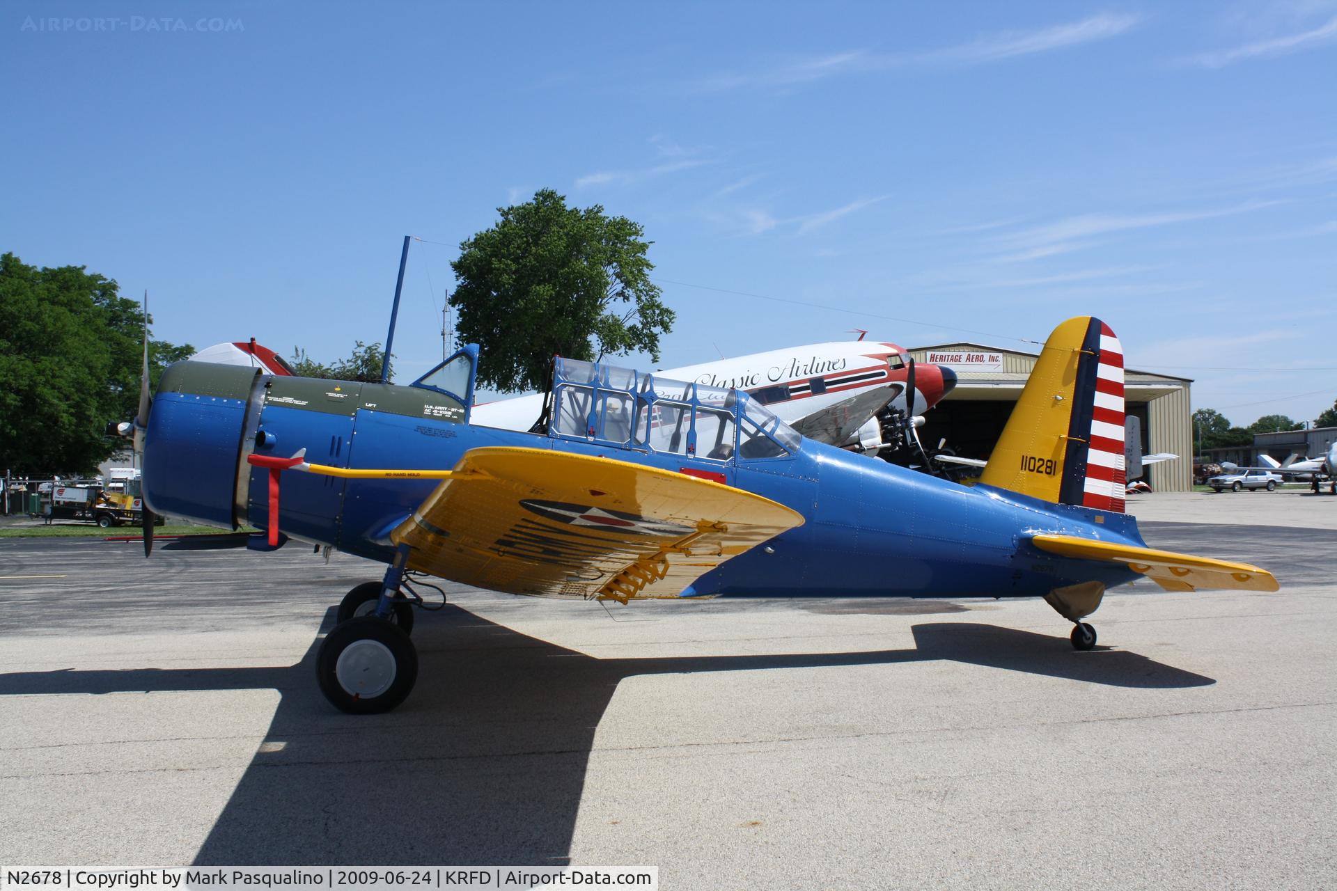 N2678, Consolidated Vultee BT-15 C/N 2678, Vultee BT-15
