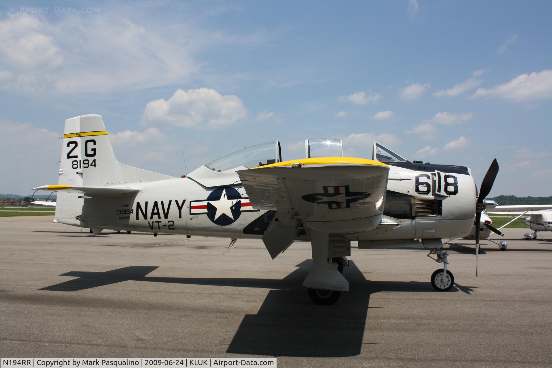 N194RR, North American T-28B Trojan C/N 200-265 (138194), North American T-28B