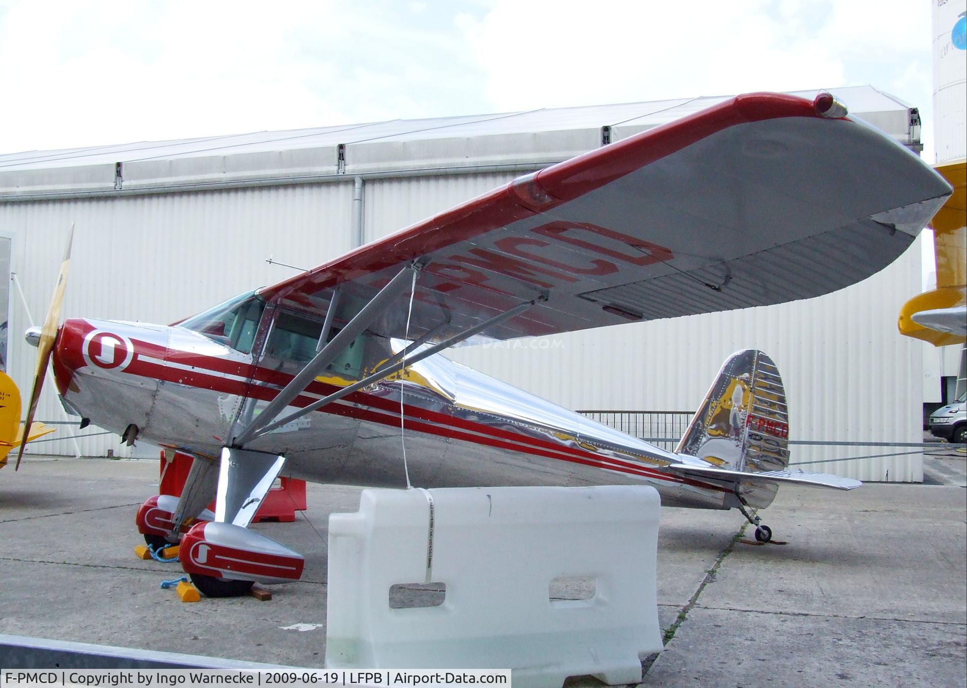 F-PMCD, 1939 Luscombe 8A C/N 895, Luscombe 8A at the Musée de l'Air during Aerosalon 2009, Paris