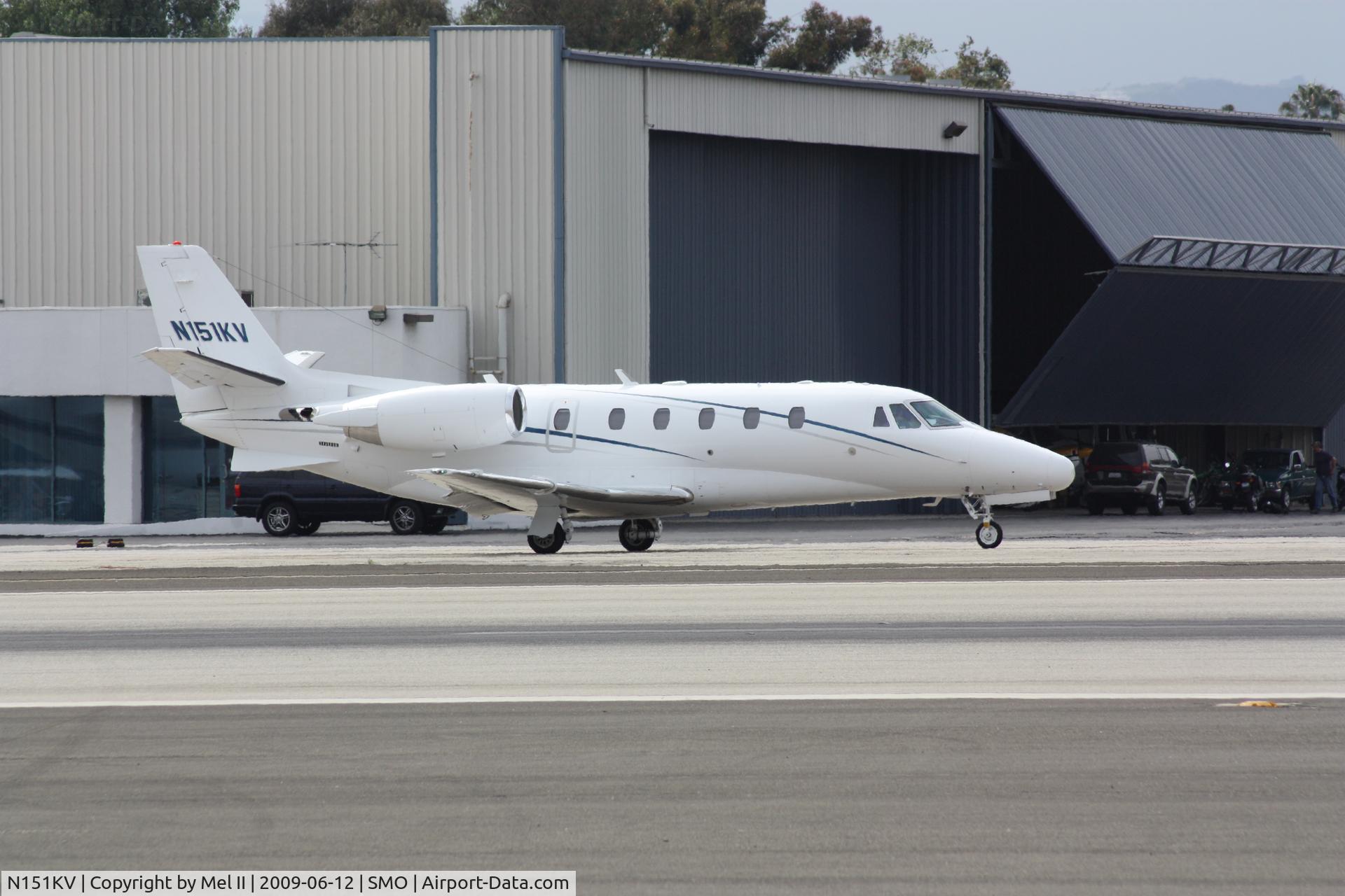 N151KV, 2003 Cessna 560XL Citation Excel C/N 560-5320, KSMO-KUDD - Taxiing For Departure RWY 21