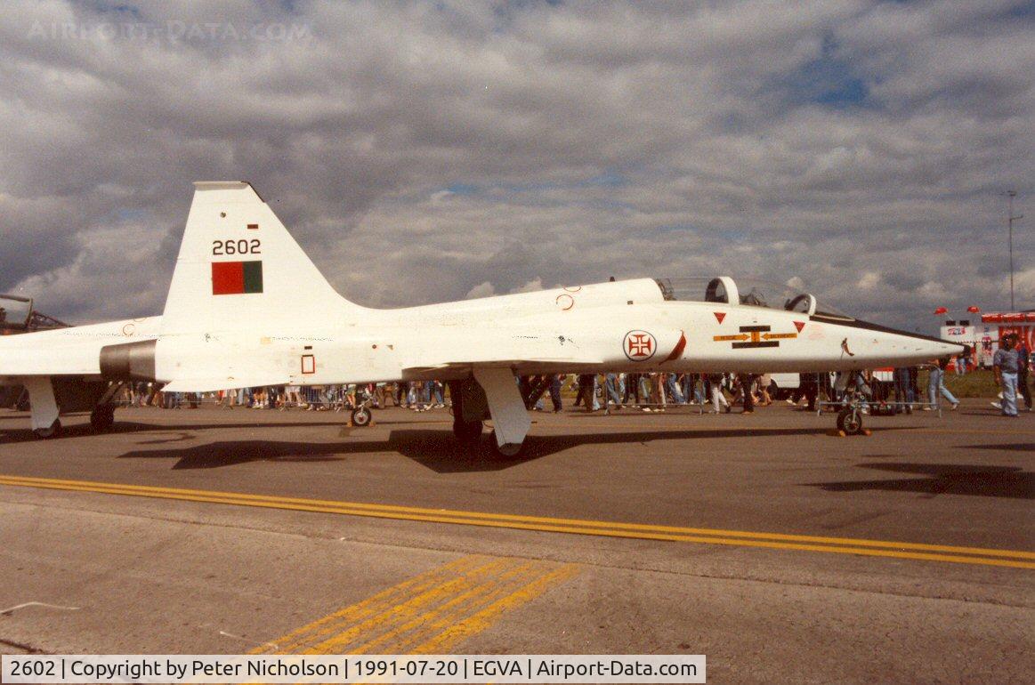 2602, 1961 Northrop T-38A Talon C/N N.5219, T-38A Talon of 103 Esquadron Portuguese Air Force at the 1991 Intnl Air Tattoo at RAF Fairford.
