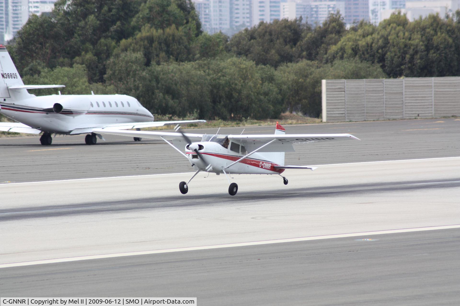 C-GNNR, 1975 Cessna 180J C/N 18052591, Landing RWY 21