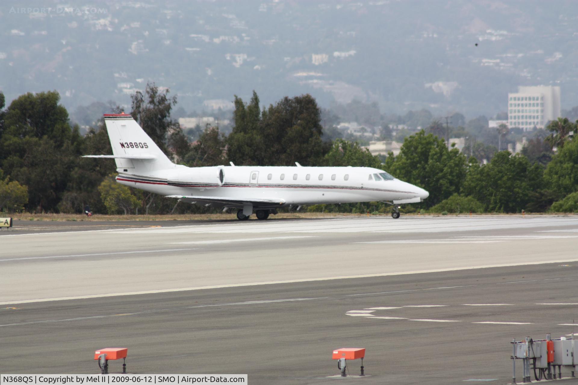 N368QS, 2006 Cessna 680 Citation Sovereign C/N 680-0073, EJA368P - KSMO-KAPC - Taxiing For Departure RWY 21
