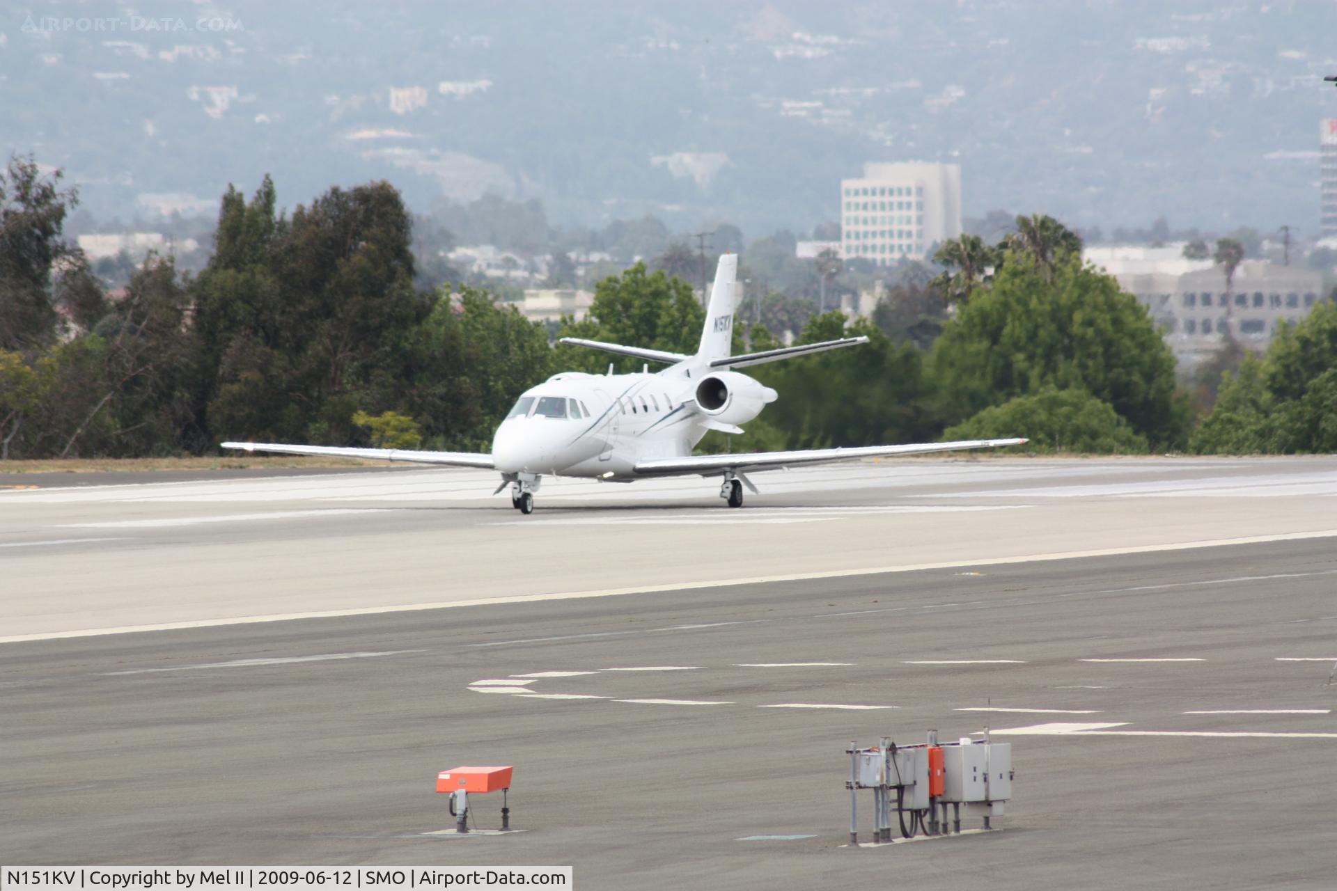 N151KV, 2003 Cessna 560XL Citation Excel C/N 560-5320, KSMO-KUDD - Departing RWY 21