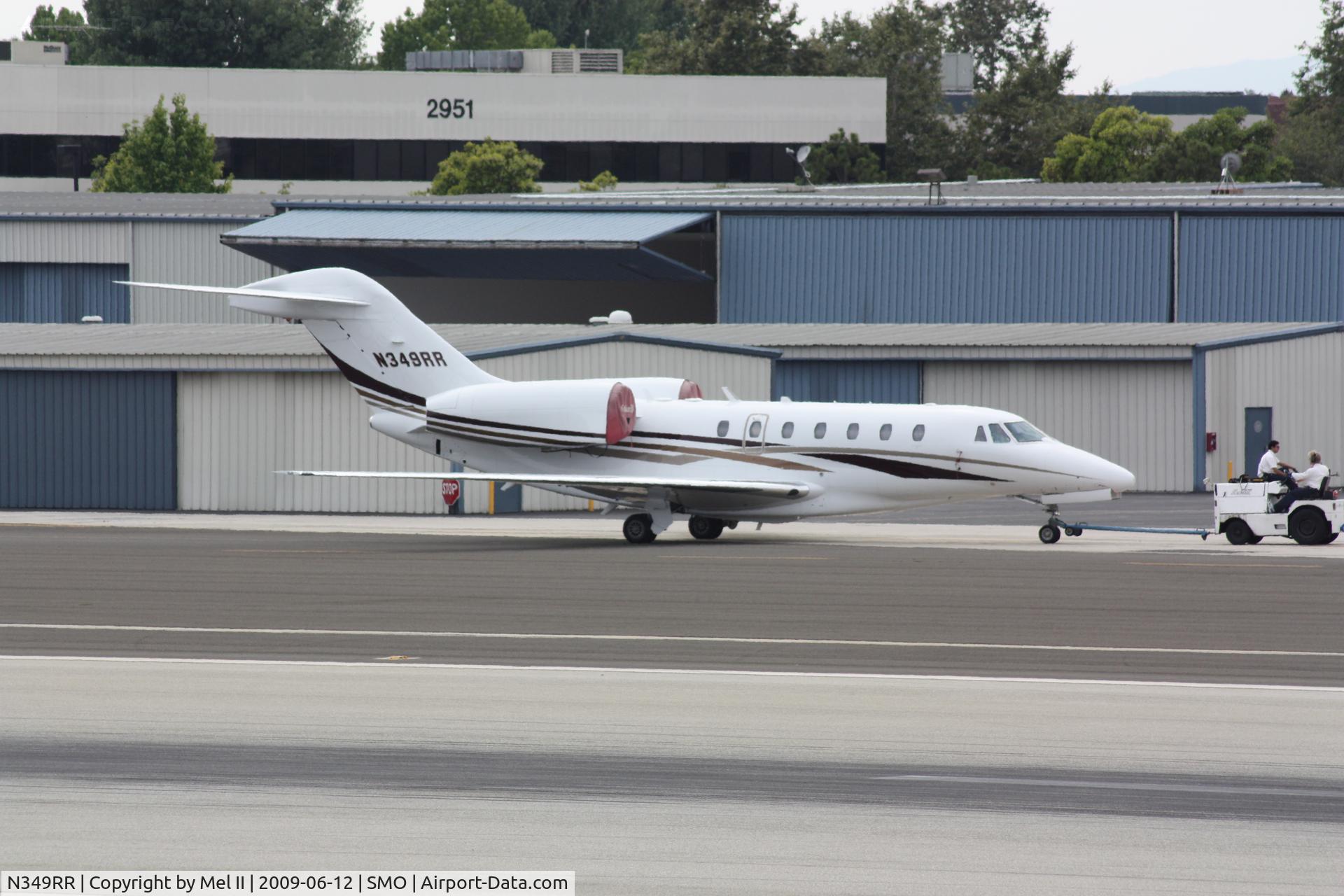 N349RR, 2004 Cessna 750 Citation X Citation X C/N 750-0236, Getting A Tow