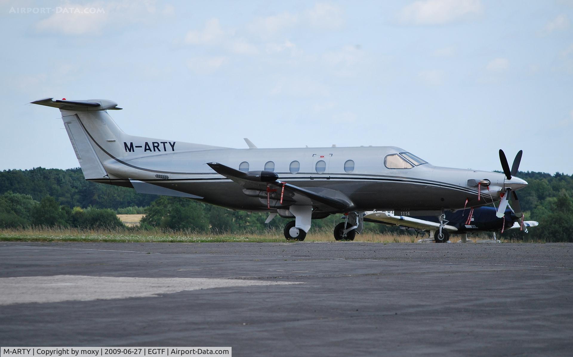 M-ARTY, 2009 Pilatus PC-12/47E C/N 1114, Pilatus PC-12-47e at Fairoaks
