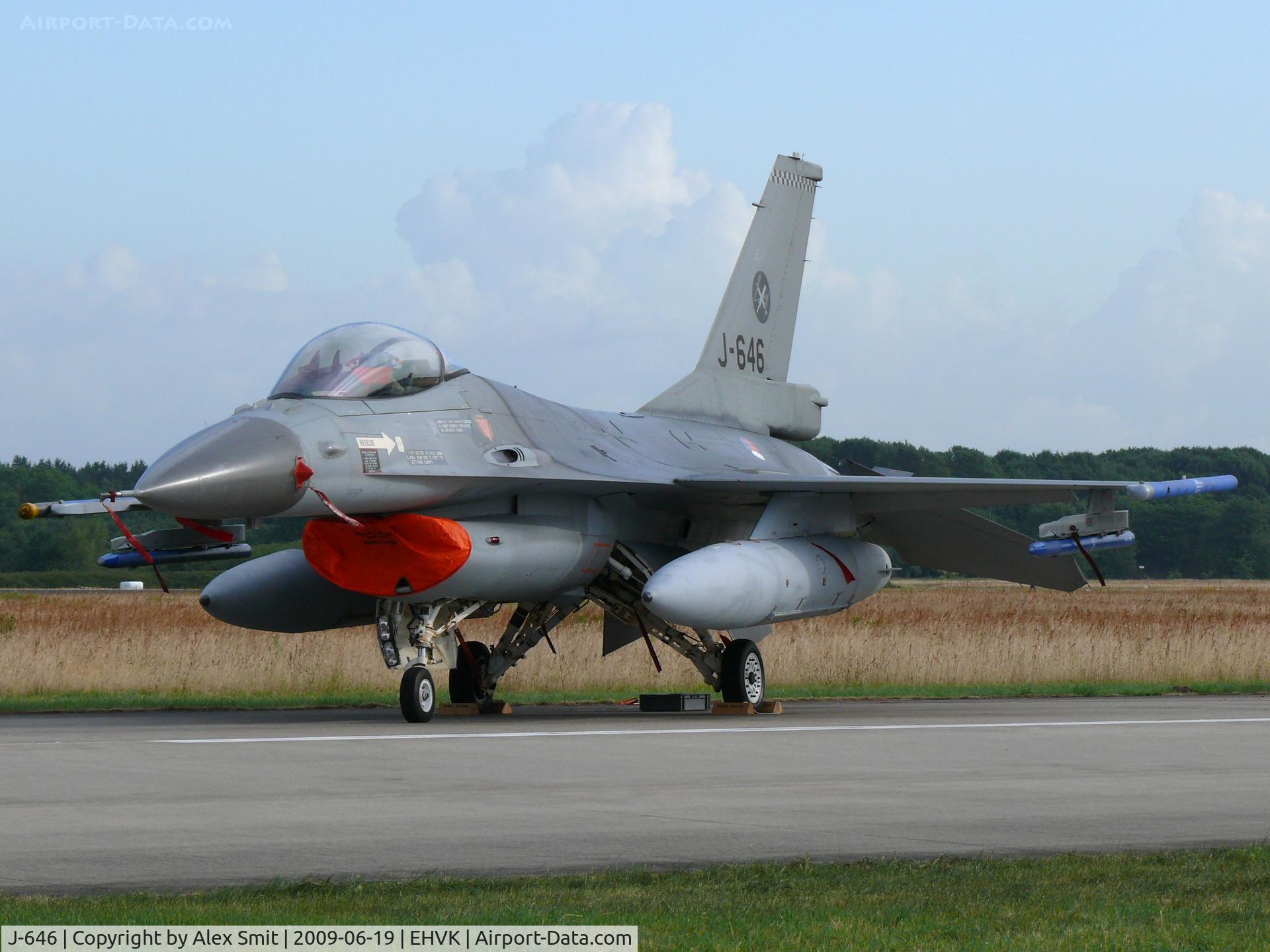 J-646, Fokker F-16AM Fighting Falcon C/N 6D-78, General Dynamics F-16AM Fighting Falcon J-646 Royal Netherlands Air Force
