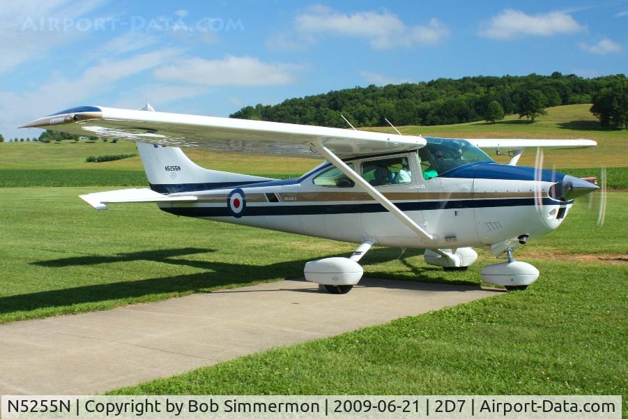 N5255N, 1980 Cessna 182Q Skylane C/N 18267604, Father's Day fly-in at Beach City, Ohio