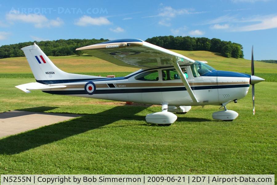 N5255N, 1980 Cessna 182Q Skylane C/N 18267604, Father's Day fly-in at Beach City, Ohio