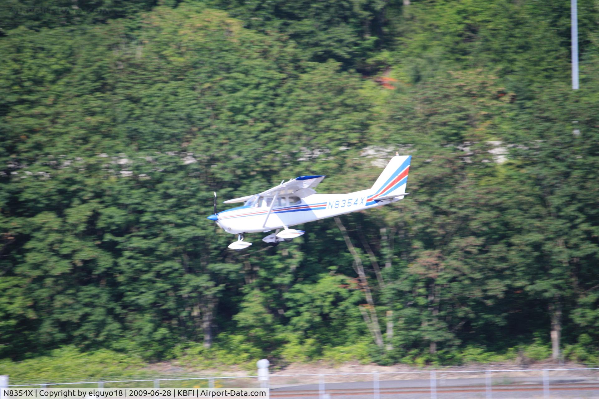 N8354X, 1961 Cessna 172C C/N 17248854, BACK FROM A TEST FLIGHT