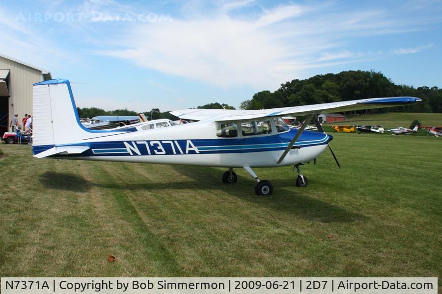 N7371A, 1956 Cessna 172 C/N 29471, Father's Day fly-in at Beach City, Ohio