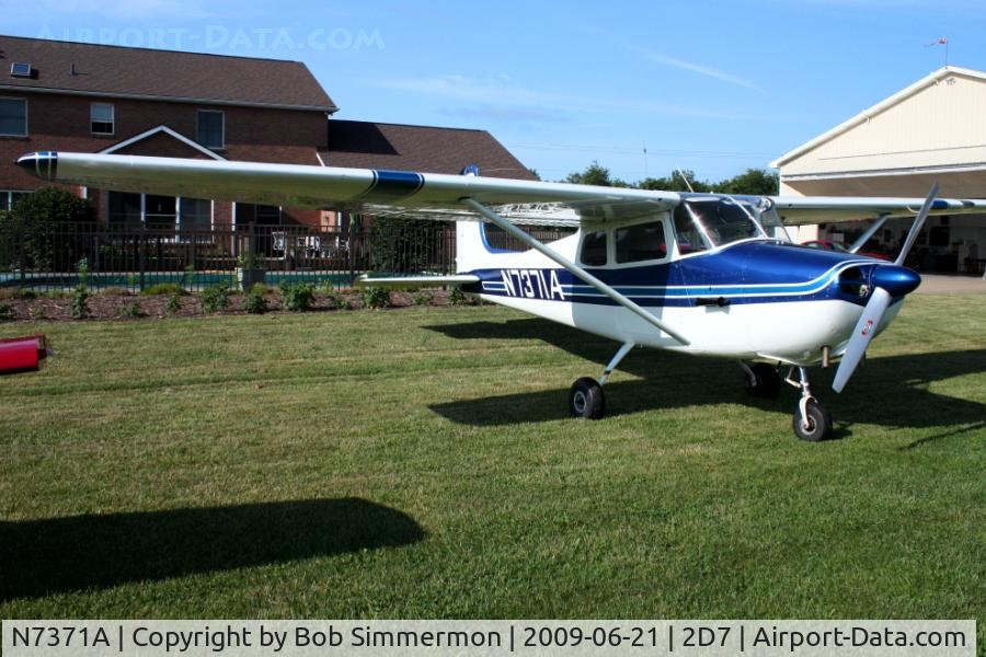 N7371A, 1956 Cessna 172 C/N 29471, Father's Day fly-in at Beach City, Ohio