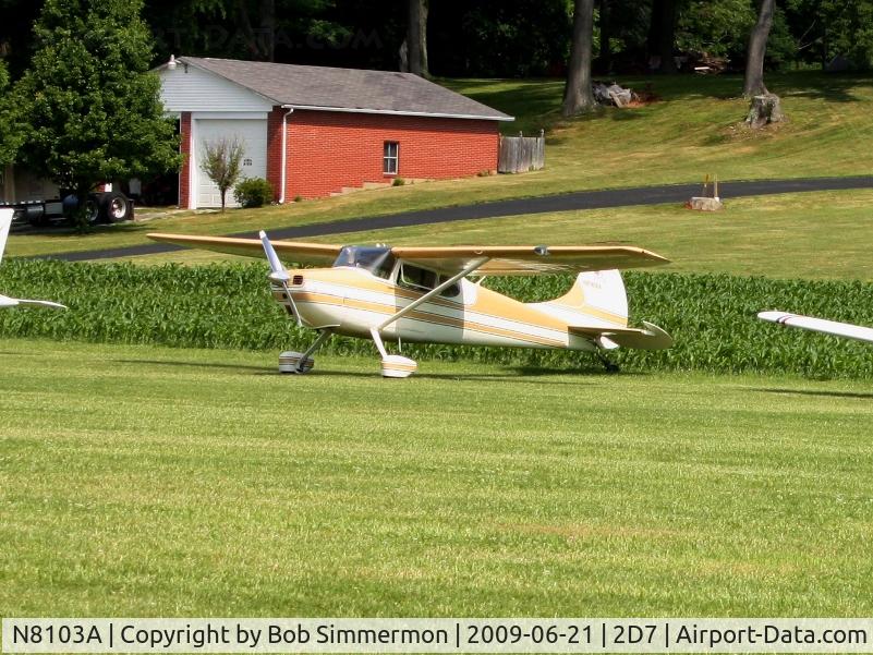 N8103A, 1952 Cessna 170B C/N 20955, Father's Day fly-in at Beach City, Ohio
